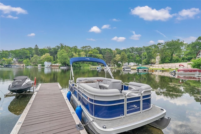 533 Bellevue Ave, Lake Orion, MI 48362 - dock featuring a water view