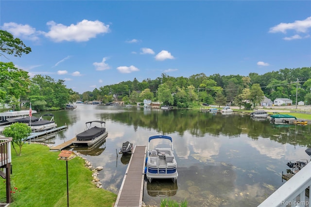 533 Bellevue Ave, Lake Orion, MI 48362 - dock area featuring a water view