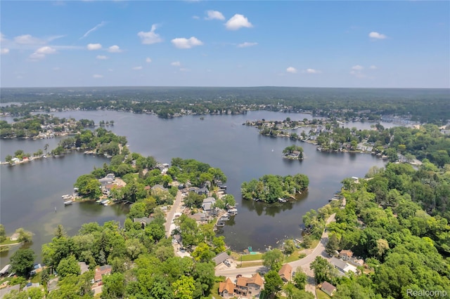 533 Bellevue Ave, Lake Orion, MI 48362 - bird's eye view of a nearby body of water