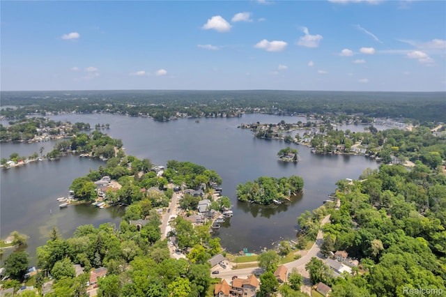 533 Bellevue Ave, Lake Orion, MI 48362 - drone / aerial view of a nearby body of water