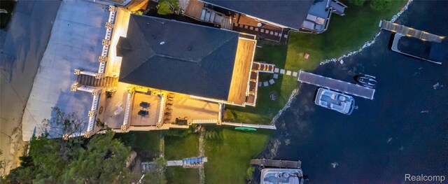 533 Bellevue Ave, Lake Orion, MI 48362 - aerial view of property's location