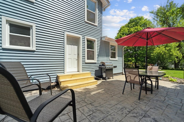 229 Water St, Grass Lake, MI 49240 - view of patio / terrace featuring grilling area and outdoor dining area