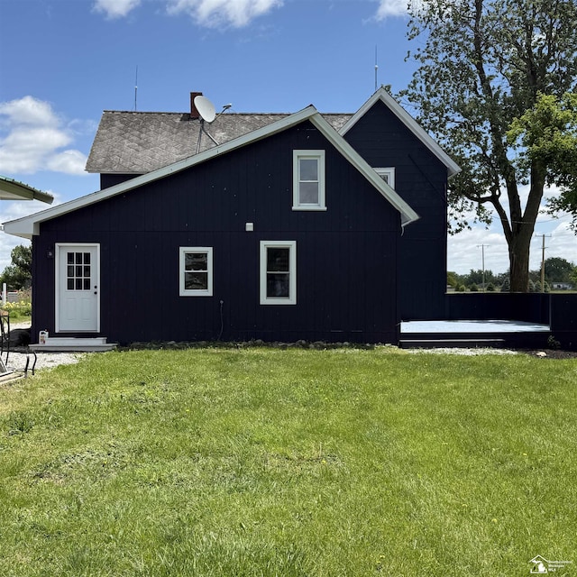18200 Sherman, Milan, MI 48160 - view of home's exterior with a lawn