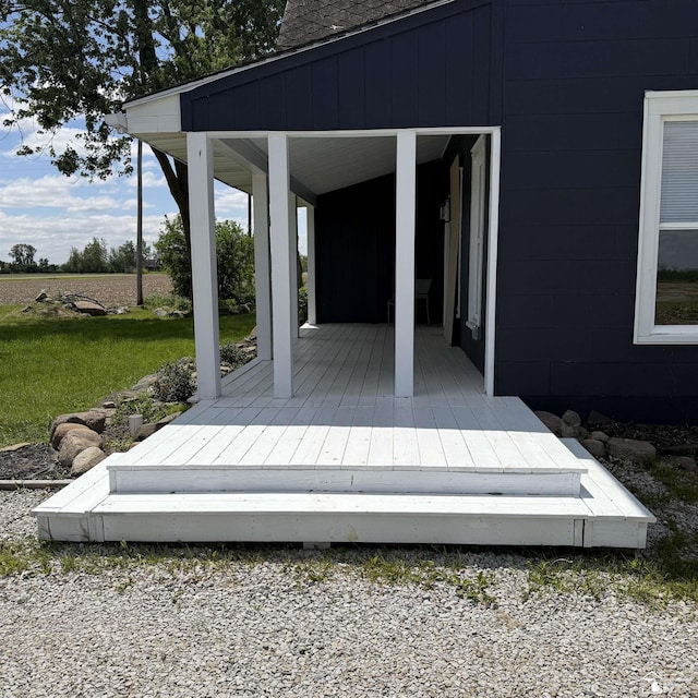 18200 Sherman, Milan, MI 48160 - view of wooden terrace