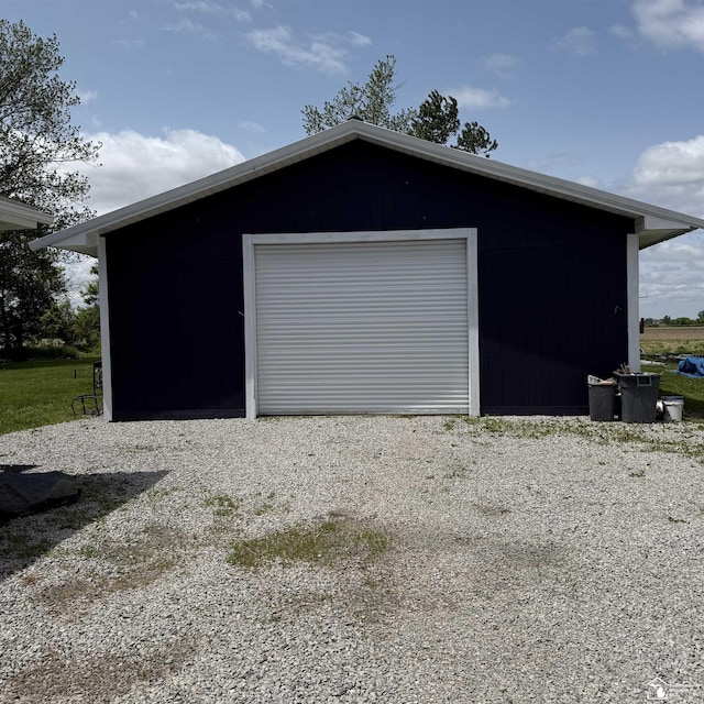 18200 Sherman, Milan, MI 48160 - detached garage featuring driveway