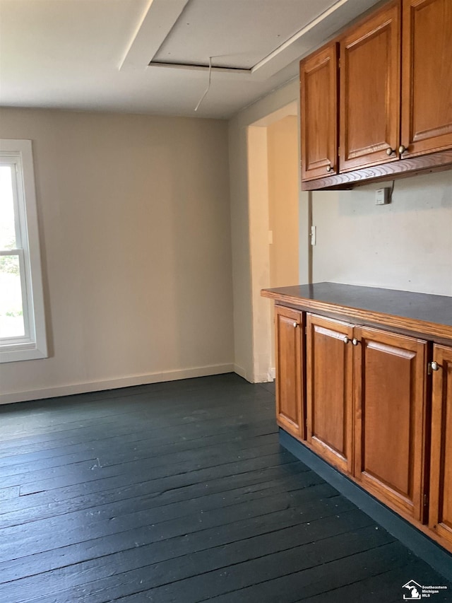 18200 Sherman, Milan, MI 48160 - bar with dark wood finished floors and baseboards