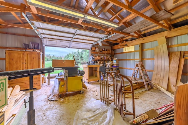 8279 Luce St, Alanson, MI 49706 - view of garage