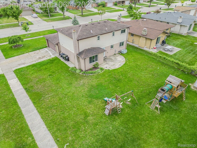 4325 Fox Hill Dr, Sterling Heights, MI 48310 - aerial view of residential area