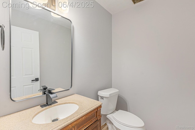 4325 Fox Hill Dr, Sterling Heights, MI 48310 - half bathroom featuring toilet and vanity
