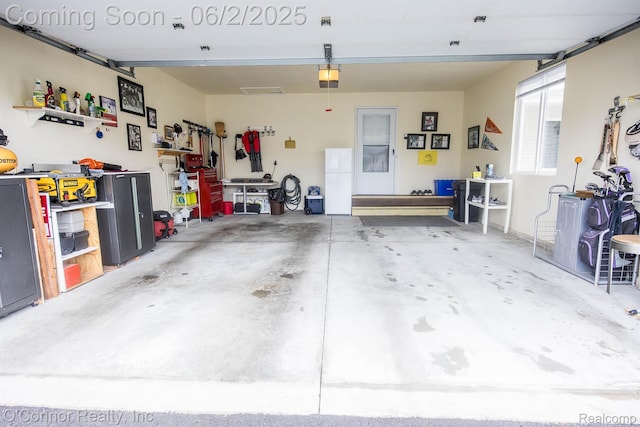 828 Crystal Ln, Marysville, MI 48040 - garage with a garage door opener