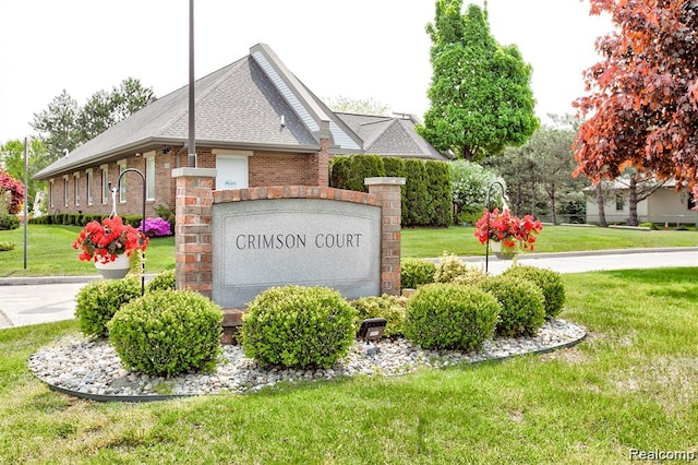 3553 Crimson Ct, Port Huron, MI 48060 - community sign with a lawn