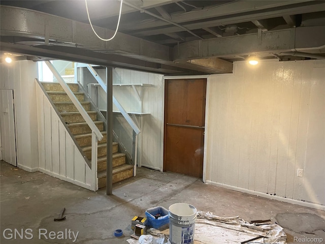 14275 Young St, Detroit, MI 48205 - basement featuring stairs