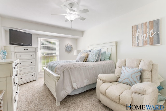 3361 English Hills Dr NW Unit 16, Grand Rapids, MI 49544 - bedroom featuring light carpet and ceiling fan