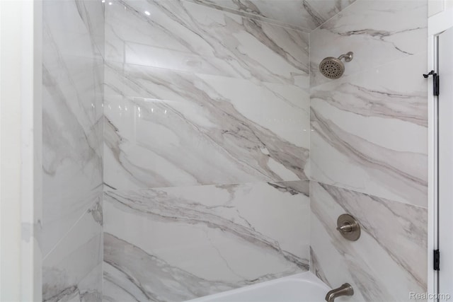 56259 Schoenherr Rd, Shelby Twp, MI 48315 - bathroom with a combined bath / shower with marble appearance
