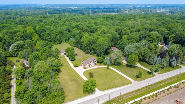 56259 Schoenherr Rd, Shelby Twp, MI 48315 - drone / aerial view of a forest