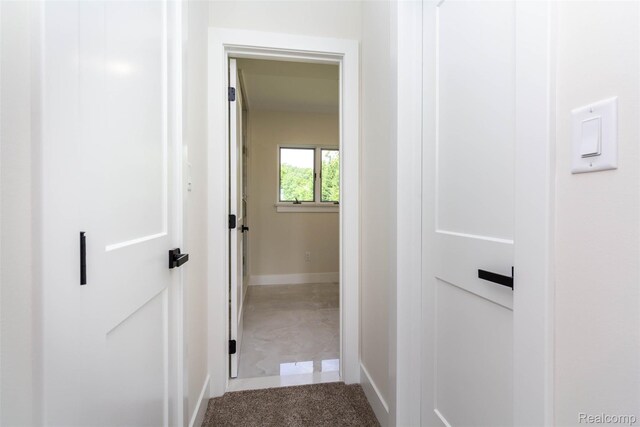 56259 Schoenherr Rd, Shelby Twp, MI 48315 - corridor featuring carpet floors and baseboards