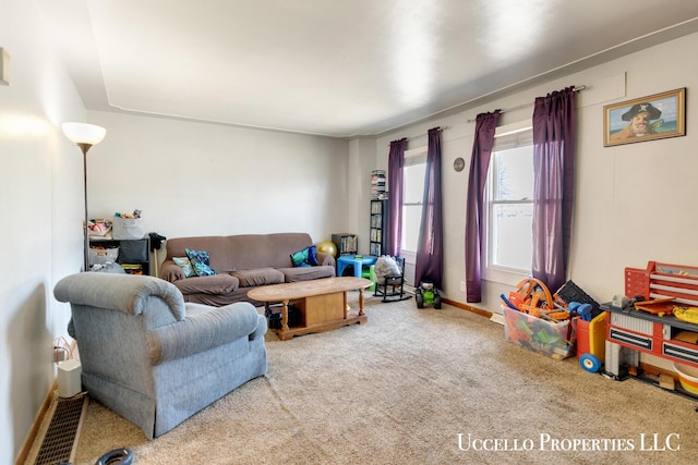 4505 E Apple Ave, Muskegon, MI 49442 - living room featuring carpet floors
