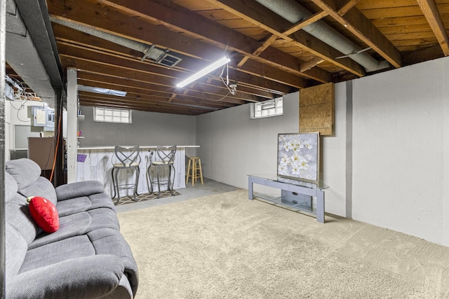 15944 Meyer Ave, Allen Park, MI 48101 - living area with carpet flooring