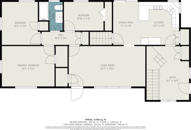 299 5th Ave, Manistee, MI 49660 - home floor plan
