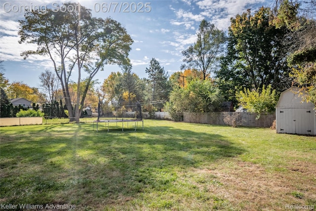 4879 Sundale Dr, Clarkston, MI 48346 - view of yard with a trampoline