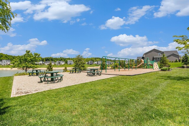 883 Water Ridge Dr, Byron Center, MI 49315 - view of property's community featuring a lawn