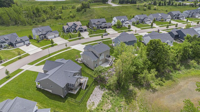 883 Water Ridge Dr, Byron Center, MI 49315 - aerial view of property's location featuring nearby suburban area