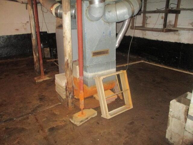 322 Crescent St, Watervliet, MI 49098 - view of unfinished basement