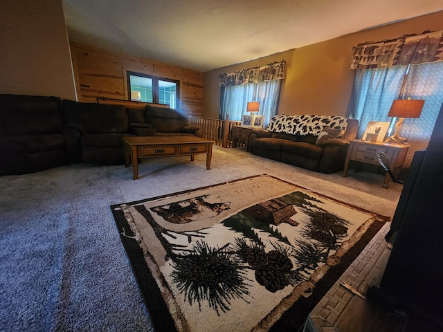 606 E Girard Rd, Quincy, MI 49082 - living room featuring carpet