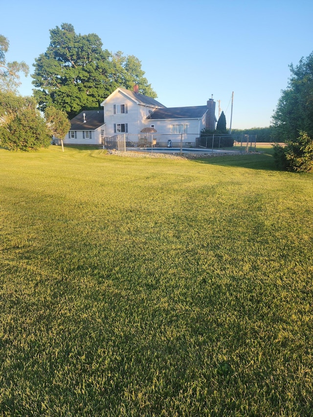 606 E Girard Rd, Quincy, MI 49082 - view of yard