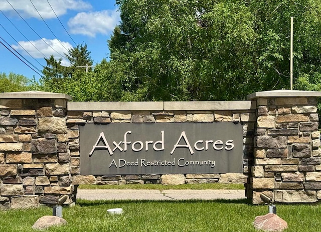 3671 Lido, Highland, MI 48356 - view of community sign
