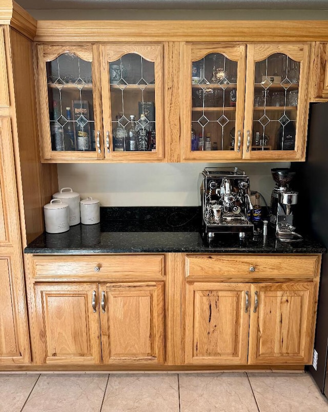 3671 Lido, Highland, MI 48356 - bar featuring light tile patterned flooring