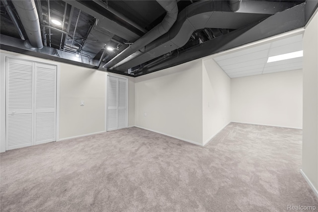 1752 Alexander Dr, Bloomfield, MI 48302 - finished basement with carpet and baseboards