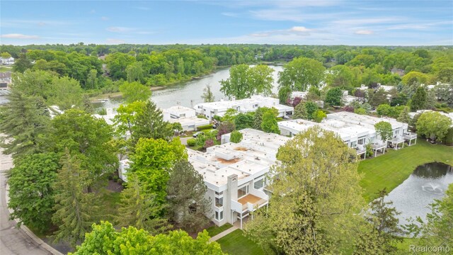 1752 Alexander Dr, Bloomfield, MI 48302 - aerial view of a large body of water