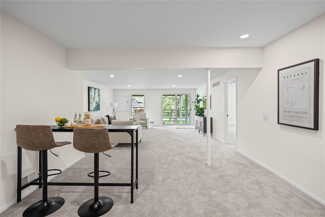 1752 Alexander Dr, Bloomfield, MI 48302 - office area with carpet flooring, recessed lighting, and baseboards