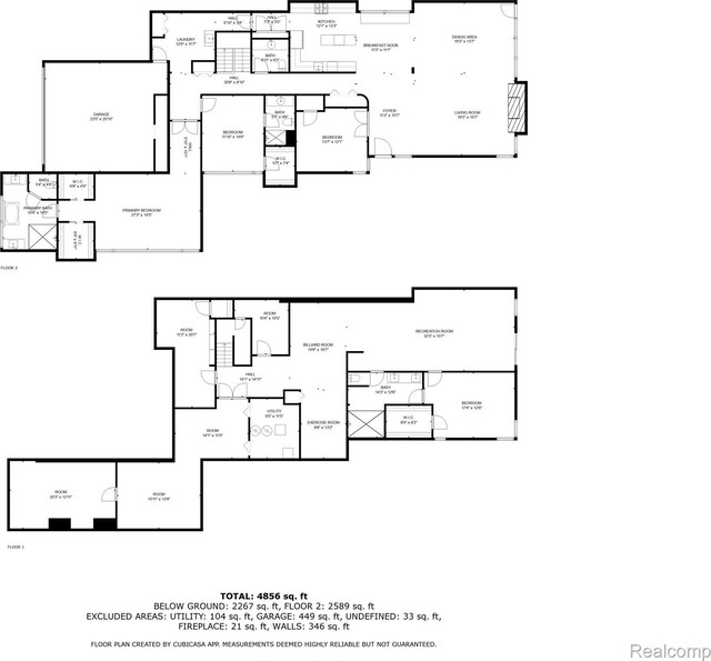 1752 Alexander Dr, Bloomfield, MI 48302 - home floor plan