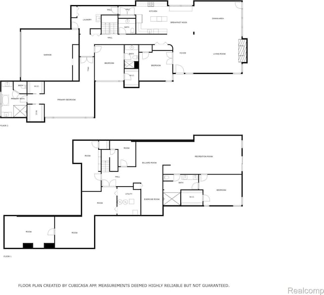 1752 Alexander Dr, Bloomfield, MI 48302 - property floor plan
