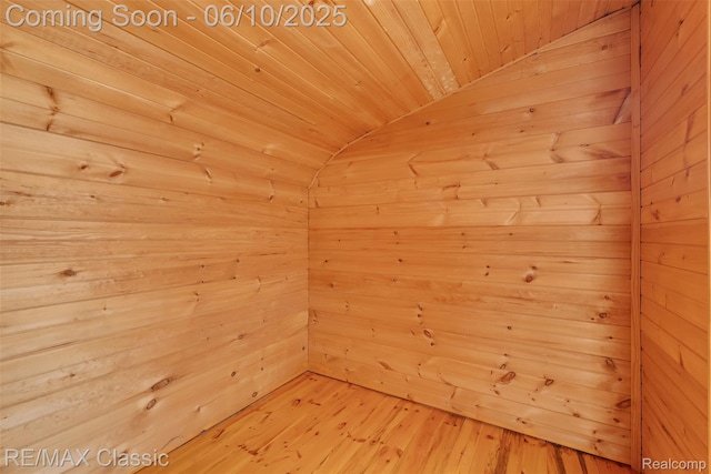 917 Middle Rd, Highland, MI 48357 - relaxing sauna / steam room featuring wood walls and wooden ceiling