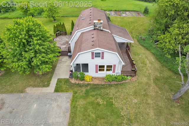 917 Middle Rd, Highland, MI 48357 - aerial view of property and surrounding area