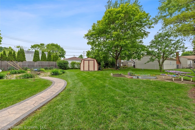 38505 Littlefield Dr, Sterling Heights, MI 48312 - view of yard with a vegetable garden