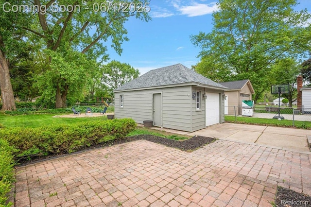 22923 Madison St, Dearborn, MI 48124 - garage with concrete driveway