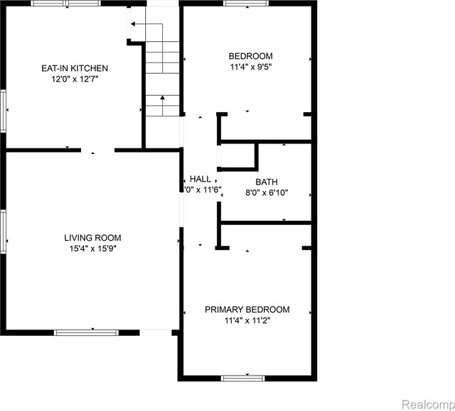 4811 Briarwood Ave, Royal Oak, MI 48073 - home floor plan