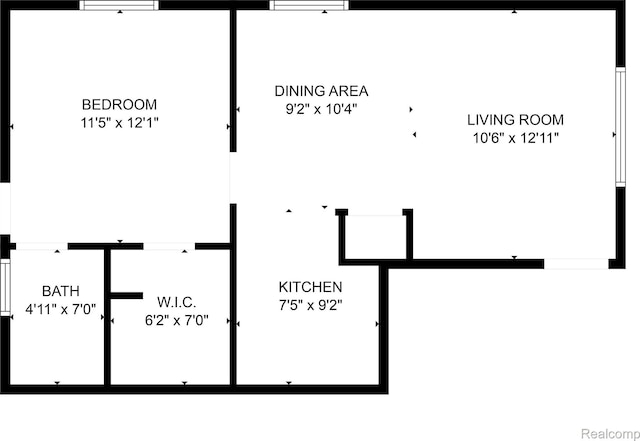 4811 Briarwood Ave, Royal Oak, MI 48073 - property floor plan