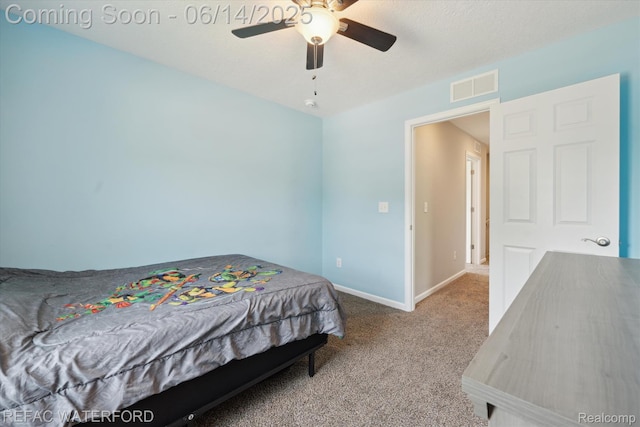 5200 Autumn Kirsten Dr, Fowlerville, MI 48836 - bedroom with carpet floors and ceiling fan