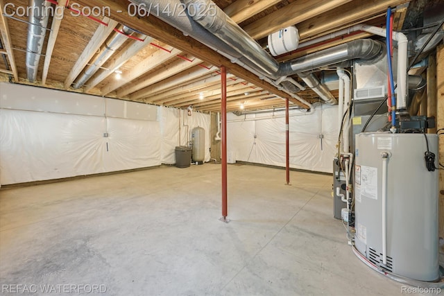 5200 Autumn Kirsten Dr, Fowlerville, MI 48836 - unfinished below grade area with water heater