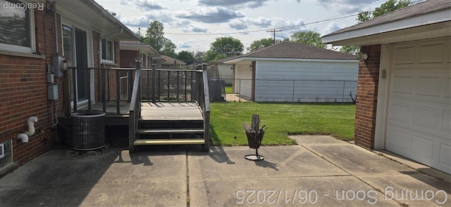 26312 Warrington St, Dearborn Heights, MI 48127 - view of patio / terrace featuring a wooden deck