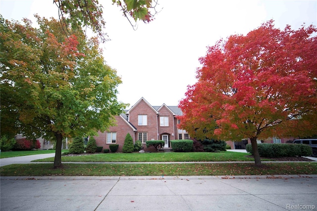6169 Valley View Dr, Canton, MI 48187 - view of front of house featuring a front lawn and brick siding