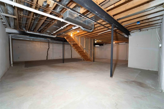 6169 Valley View Dr, Canton, MI 48187 - view of unfinished basement