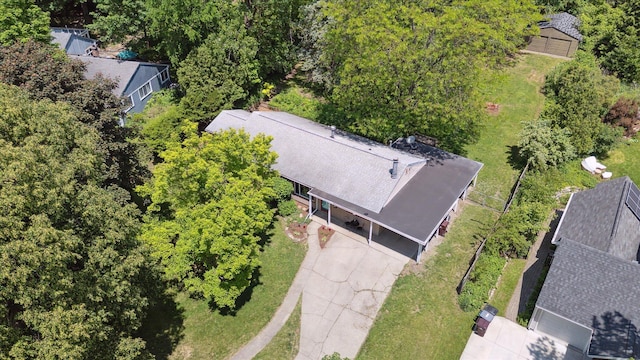 1204 Bydding Rd, Ann Arbor, MI 48103 - drone / aerial view