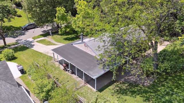1204 Bydding Rd, Ann Arbor, MI 48103 - view from above of property