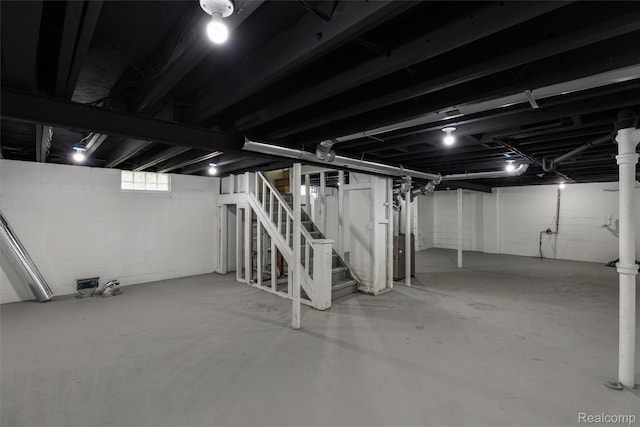 17877 Rowe St, Detroit, MI 48205 - basement featuring stairs